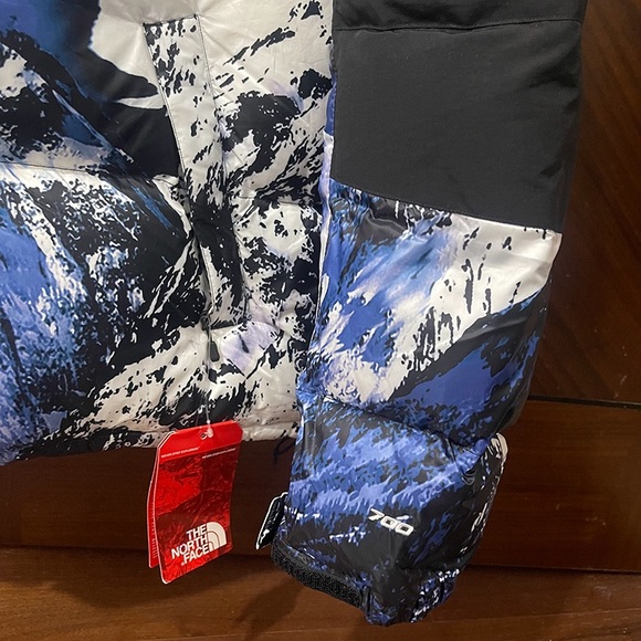 The North Face Black and Blue Puffer Jacket - Picture 4 of 15